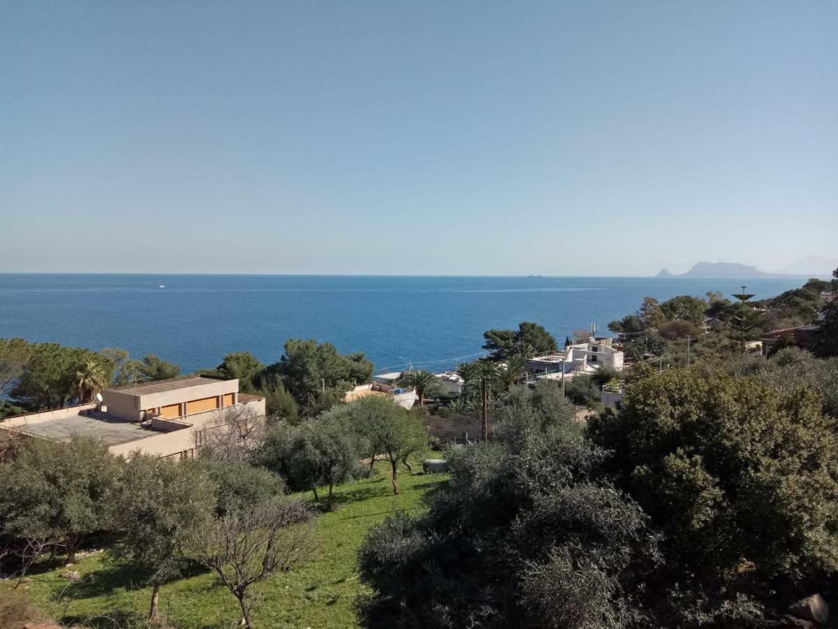 Casa Vela Bianca Mondello Addaura Palermo Exterior foto